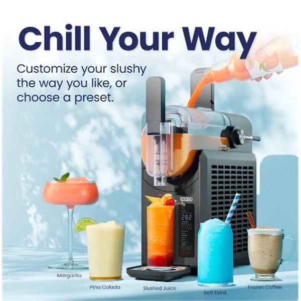 IceMan Slush-Ease 1.5L Slushy Maker, Model ICE-BLACK-ZAC-120
