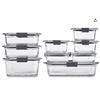 Image 1 : Rubbermaid 24-Piece Glass Food Storage Set with Lids