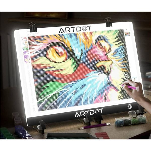 ARTDOT A3 LED Light Pad for Diamond Painting with Adjustable Brightness