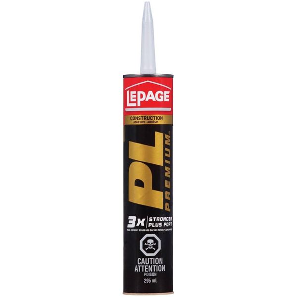 LePage PL Premium Construction Adhesive 295mL, Lot of 16