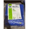 Image 2 : Project Source Blue Tarp 20 ft x 30 ft 3 Mil Thickness