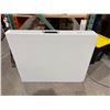 Image 2 : Rectangular White Folding Table with Carry Handle