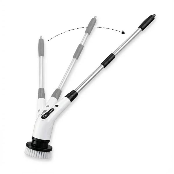 Depcler Spin Scrubber S18 with Adjustable Handles and 3 Brush Heads
