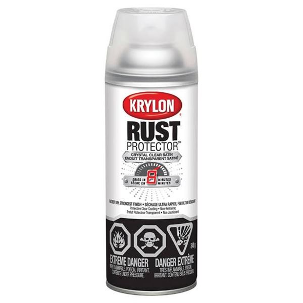 6 Krylon Rust Protector Gloss Crystal Clear HL0851ZN
