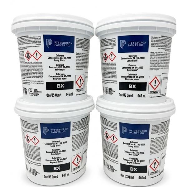 Pittsburgh Paints Co. Colorant Concentrate BX 96-2000, One Quart, 4 Units