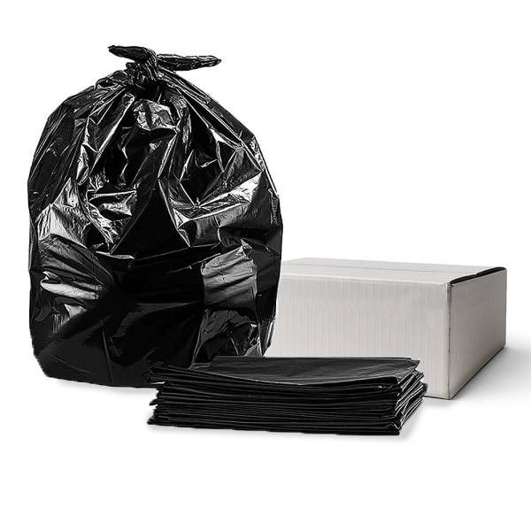 MDF 42 X 48 Black Extra-Strong Bags, Pack of 75