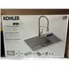 Image 2 : Kohler Pro-Function Kitchen Sink Kit with Faucet and Accessories
