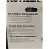 Image 3 : Kohler Pro-Function Kitchen Sink Kit with Faucet and Accessories
