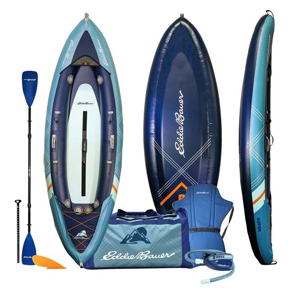 Eddie Bauer Super Inflatable Kayak with Accessories