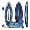 Image 1 : Eddie Bauer Super Inflatable Kayak with Accessories