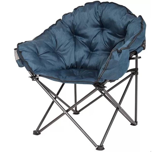 Portable Folding Chair with Carrying Case and Metal Frame