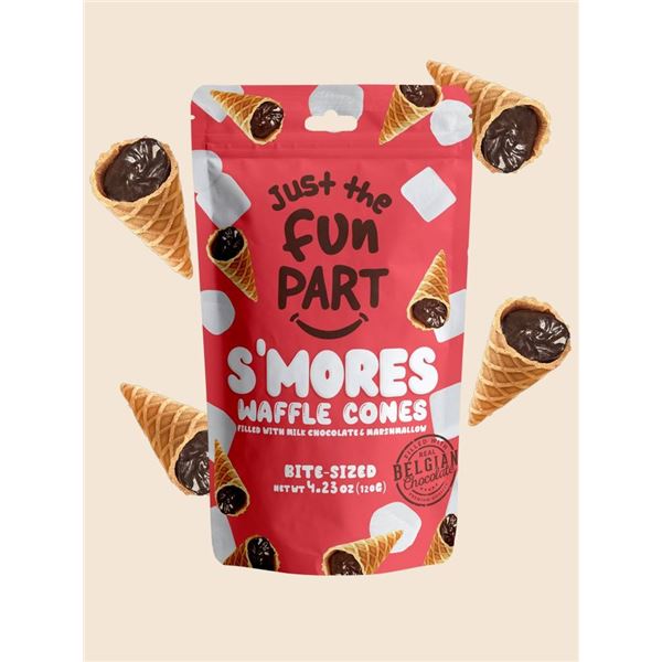Just The Fun Part S'mores Waffle Cones, 6x120g