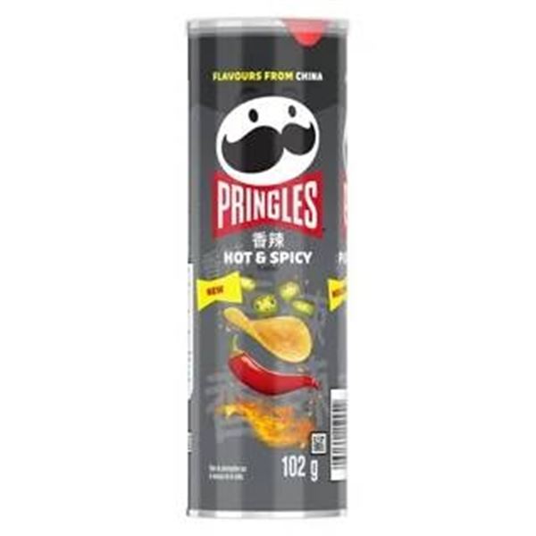 Pringles Hot & Spicy Flavor 12 x 102g