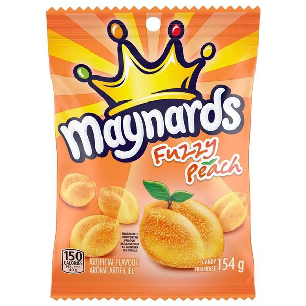 Maynards Fuzzy Peach Artificial Flavour 154 g (12 Units)