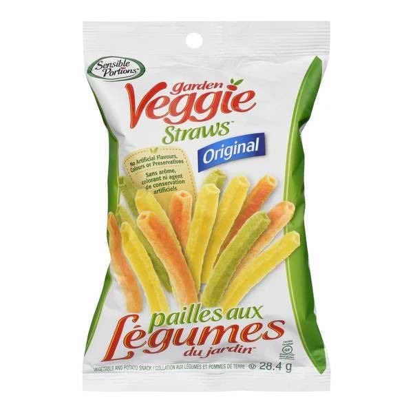 Garden Veggie Straws Pack with 18 Individual Servings – 28g Each