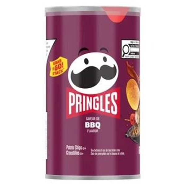 Pringles Sweet And Smoky BBQ Potato Snacks - 12 x 68g Units