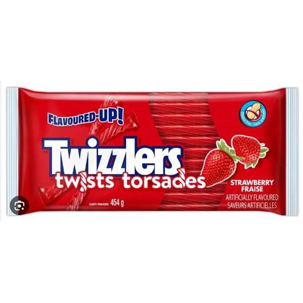Twizzlers Strawberry Flavored Twists 12 x 454g