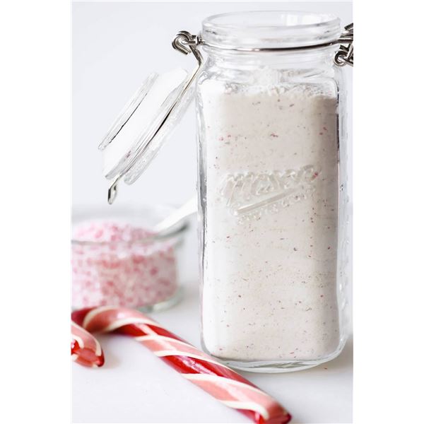Upouria Premium Powder Blends Candy Cane White Hot Chocolate Mix, 6 x 2 lbs