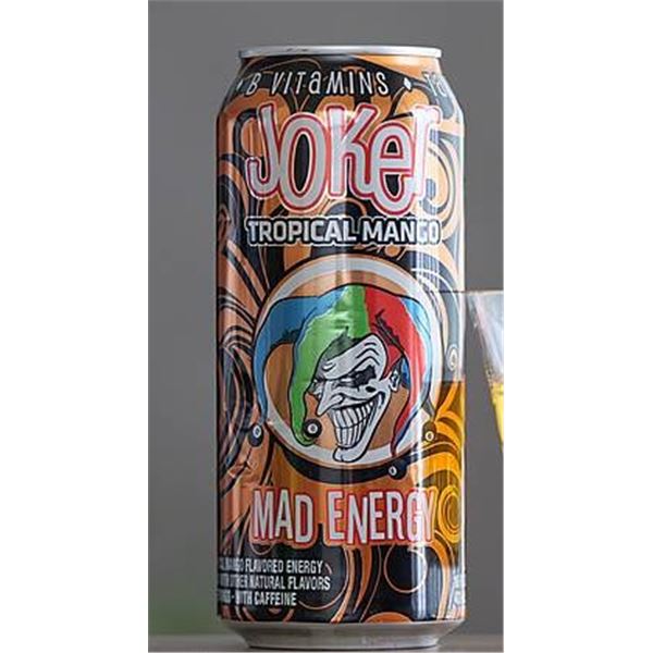 Joker Mad Energy Tropical Mango 473mL 12-Can Set