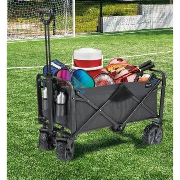 MAC Sports Collapsible Utility Wagon with Attached Storage Case