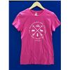 Image 2 : Alstyle Women’s Junior Size Large Pink T-Shirt
