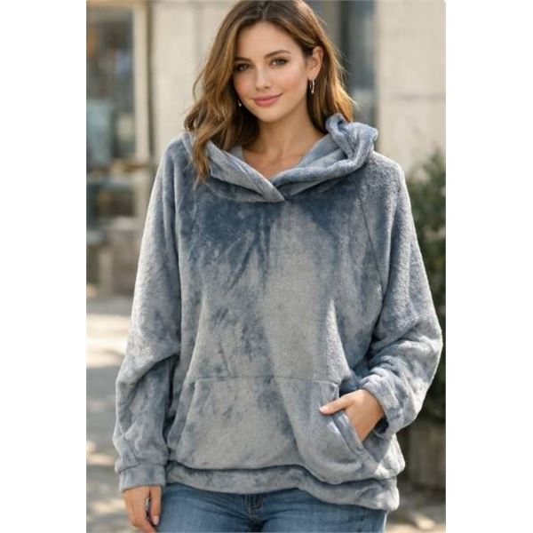Denver Hayes XL Sleepwear Fleece Pullover with Hood