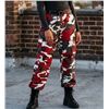 Image 1 : Rothco Women's Paratrooper Red Camo Cargo Pants Size XXS with Adjustable Drawstrings