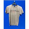 Image 2 : Life Is Simple 'Eat Sleep Camp' Graphic T-Shirt, River Wear, Size S