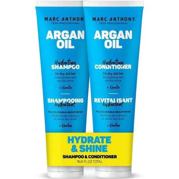 Marc Anthony Argan Oil of Morocco Hydrating Shampoo and Conditioner 345 mL Each