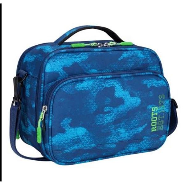 Roots Lunch Bag with Adjustable Strap and Multi-Compartment Design