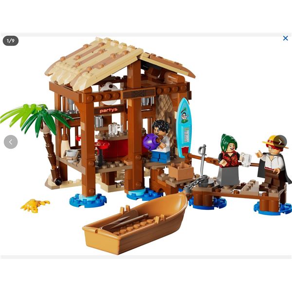 LEGO Set 75636 Netflix One Piece Village With Windmill, 299 Pieces