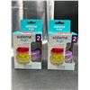 Image 2 : Lot of 2 - Sistema To Go PortionPod Food Storage Containers, 210 mL, Assorted Colours, 2 Pack