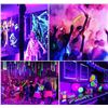 Image 3 : PIZHLO Upgraded 33ft/10M LED Black Light Strip Set with Remote, 600 LEDs, 12V Self-Adhesive Dimmable