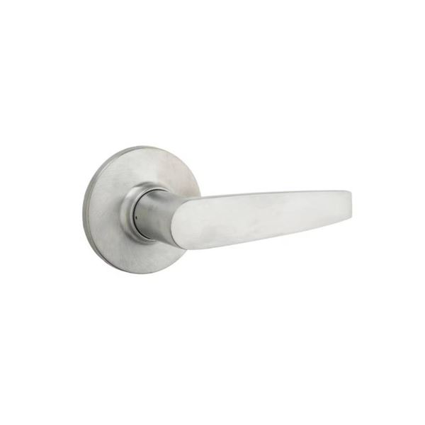 Kwikset Safe Lock Passage Levers Winston Satin Chrome