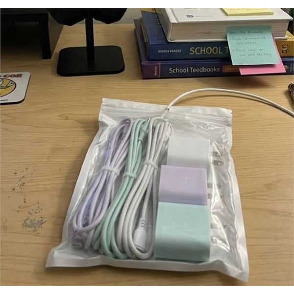 Pack of 3 - USB Chargers and Cables