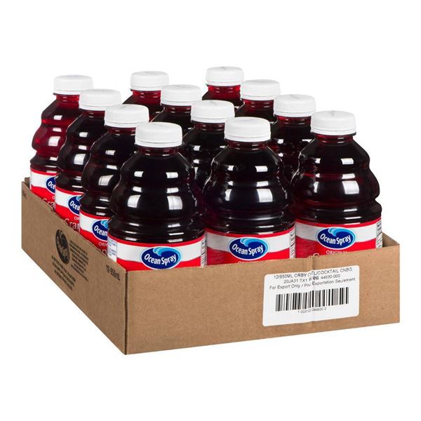 Ocean Spray Cranberry Cocktail 12 x 950 mL for Export