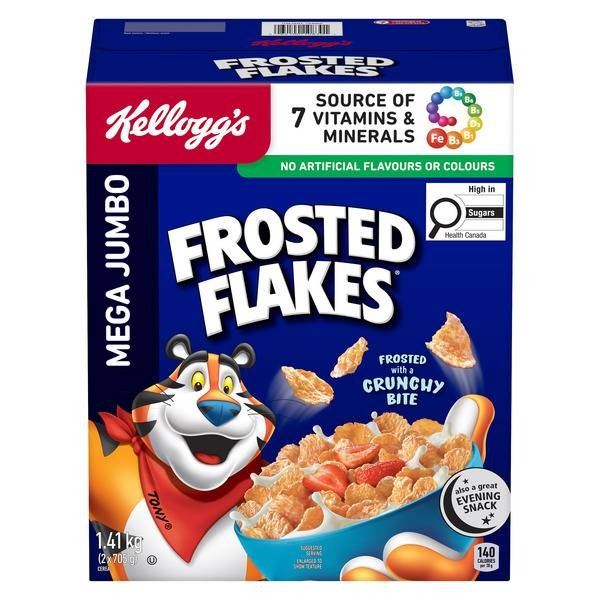Kellogg's Frosted Flakes Cereal 1.41 kg Mega Jumbo Size