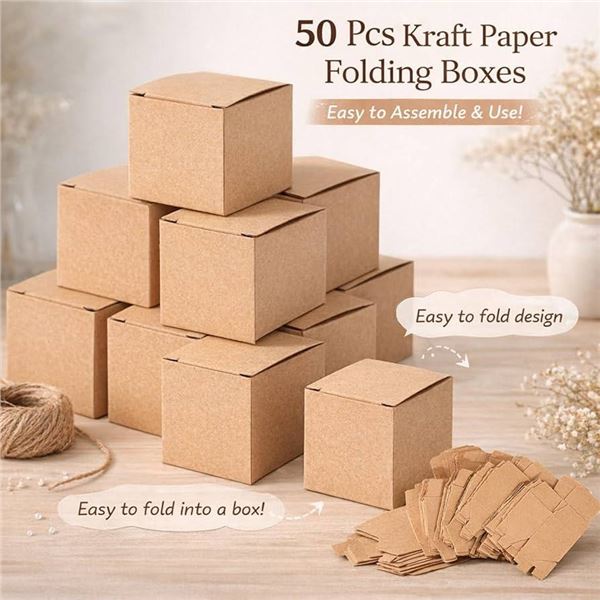 50 Pcs Paper Boxes Model X003KQR9VF
