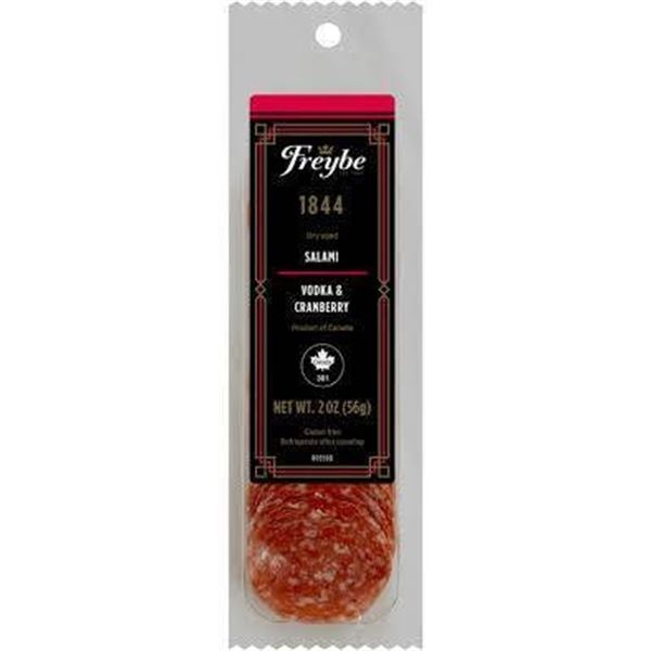 Freybe 1844 Vodka & Cranberry Salami, 24x56g