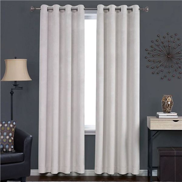 Home Curtain Panel Set of 2 with Grommets, Model SP5290