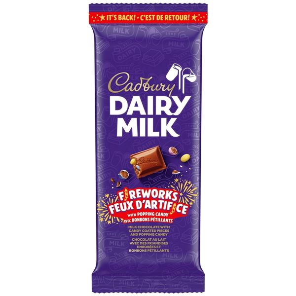 Cadbury Dairy Milk Firework Bars 12 x 90 g Bars