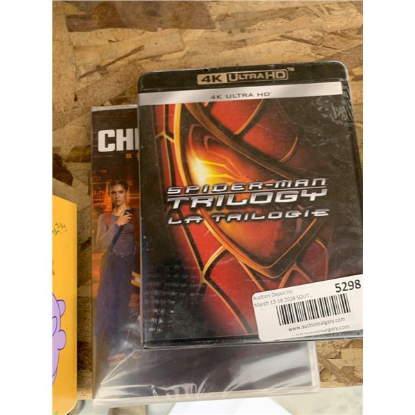 Spider-Man Trilogy 4K Ultra HD and Chicago Fire Season Twelve