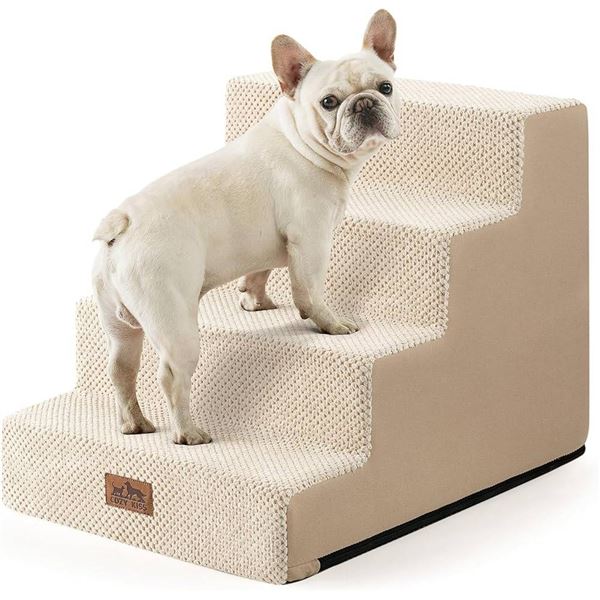 COZY KISS 4-Tier Removable Storage Unit, 23.6x17.7 Inches, Beige