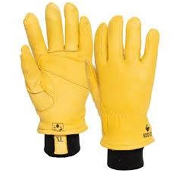 Hand Crew Genuine Leather Winter Gloves XL 2 Pairs