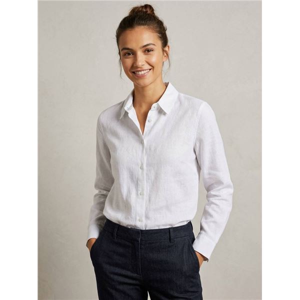 Ted Baker Small White Button-Up Shirt