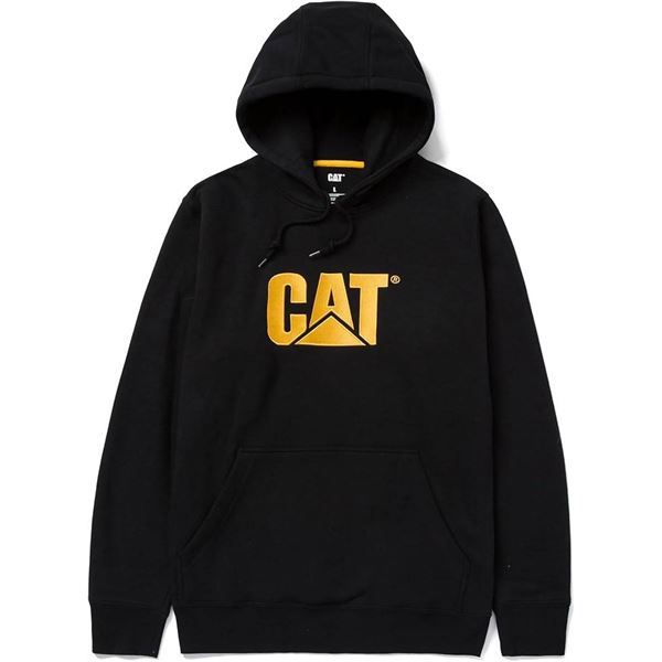 CAT Black Pullover Hoodie , Size Medium