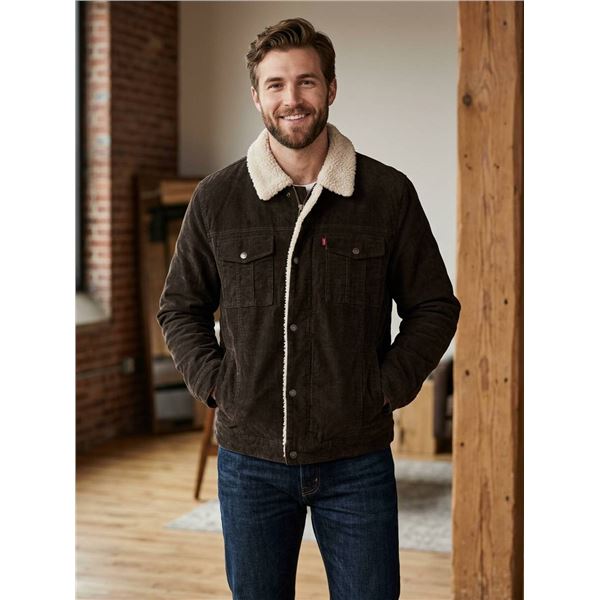 Levi Strauss & Co. XXL Sherpa-Lined Corduroy Jacket