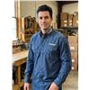 Image 1 : Wrangler Long-Sleeve Button-Up Shirt, Size Large