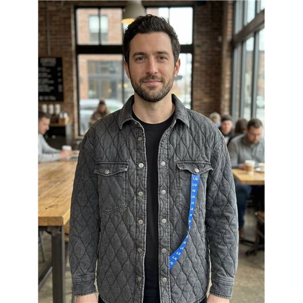 Pepe Jeans London Quilted Denim jacket in Size L/G