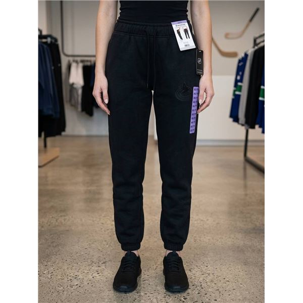 Vancouver Canucks Jogger, Black, Size XS